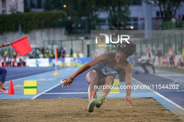 Quanesha Burks from the United States participates in the 60th Palio Citta della Quercia, valid for the World Athletics Continental Tour, at...