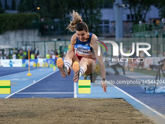 Alina Rotaru Kottmann from Romania participates in the 60th Palio Citta della Quercia, valid for the World Athletics Continental Tour, at Qu...