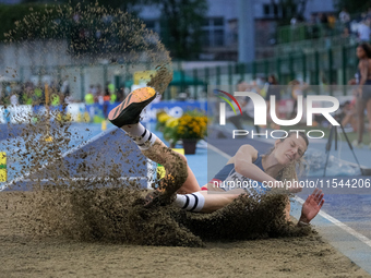 Alina Rotaru Kottmann from Romania participates in the 60th Palio Citta della Quercia, valid for the World Athletics Continental Tour, at Qu...