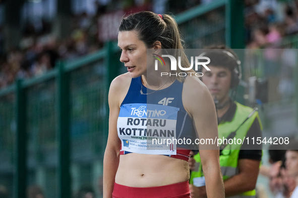 Alina Rotaru Kottmann from Romania participates in the 60th Palio Citta della Quercia, valid for the World Athletics Continental Tour, at Qu...