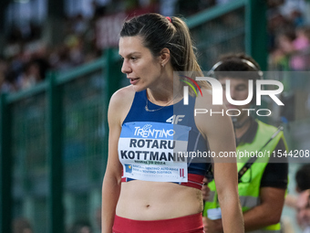 Alina Rotaru Kottmann from Romania participates in the 60th Palio Citta della Quercia, valid for the World Athletics Continental Tour, at Qu...