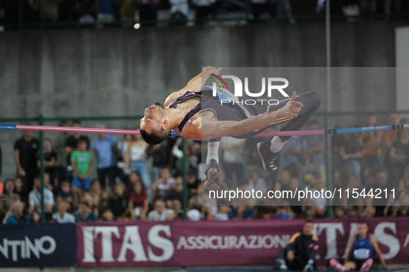 Tihomir Ivanov from Bulgaria participates in the 60th Palio Citta della Quercia, valid for the World Athletics Continental Tour, at Quercia...