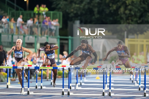 Cyndy Sember from Great Britain and Tonea Marshall from the United States participate in the 60th Palio Citta della Quercia, valid for the W...