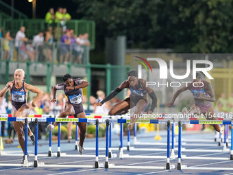 Cyndy Sember from Great Britain and Tonea Marshall from the United States participate in the 60th Palio Citta della Quercia, valid for the W...