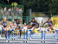 Cyndy Sember from Great Britain and Tonea Marshall from the United States participate in the 60th Palio Citta della Quercia, valid for the W...