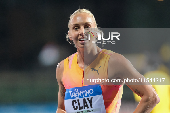 Liz Clay from Australia participates in the 60th Palio Citta della Quercia, valid for the World Athletics Continental Tour, at Quercia Stadi...