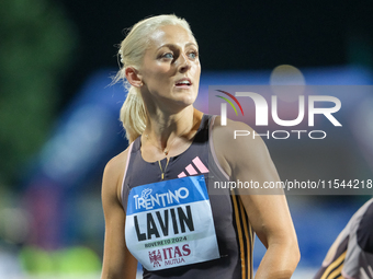 Sarah Lavin from Ireland participates in the 60th Palio Citta della Quercia, valid for the World Athletics Continental Tour, at Quercia Stad...