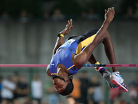 Romaine Beckford from Jamaica participates in the 60th Palio Citta della Quercia, valid for the World Athletics Continental Tour, at Quercia...