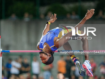 Romaine Beckford from Jamaica participates in the 60th Palio Citta della Quercia, valid for the World Athletics Continental Tour, at Quercia...