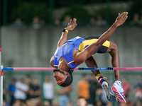 Romaine Beckford from Jamaica participates in the 60th Palio Citta della Quercia, valid for the World Athletics Continental Tour, at Quercia...