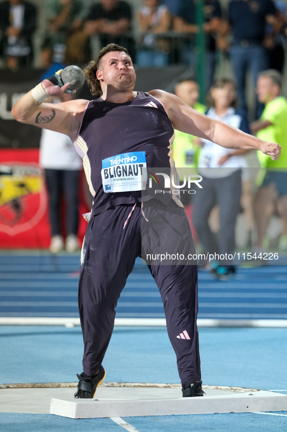 Kyle Blignaut from the Republic of South Africa participates in the 60th Palio Citta della Quercia, valid for the World Athletics Continenta...