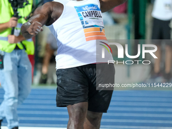 Ranjindra Campbell from Jamaica participates in the 60th Palio Citta della Quercia, valid for the World Athletics Continental Tour, at Querc...