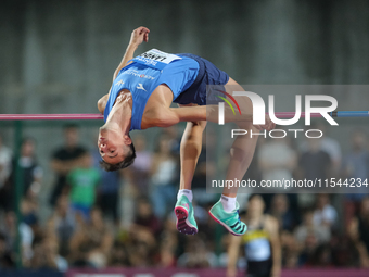 Manuel Lando from Italy participates in the 60th Palio Citta della Quercia, valid for the World Athletics Continental Tour, at Quercia Stadi...