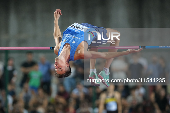 Manuel Lando from Italy participates in the 60th Palio Citta della Quercia, valid for the World Athletics Continental Tour, at Quercia Stadi...