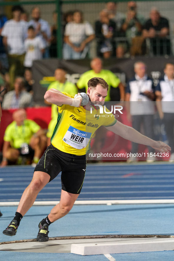 Zane Sean Weir from Italy participates in the 60th Palio Citta della Quercia, valid for the World Athletics Continental Tour, at Quercia Sta...