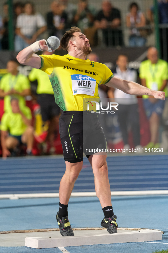 Zane Sean Weir from Italy participates in the 60th Palio Citta della Quercia, valid for the World Athletics Continental Tour, at Quercia Sta...