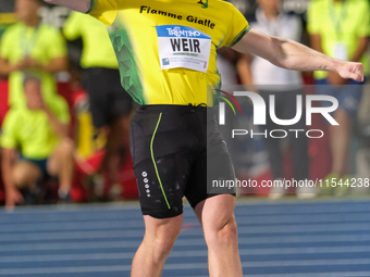 Zane Sean Weir from Italy participates in the 60th Palio Citta della Quercia, valid for the World Athletics Continental Tour, at Quercia Sta...