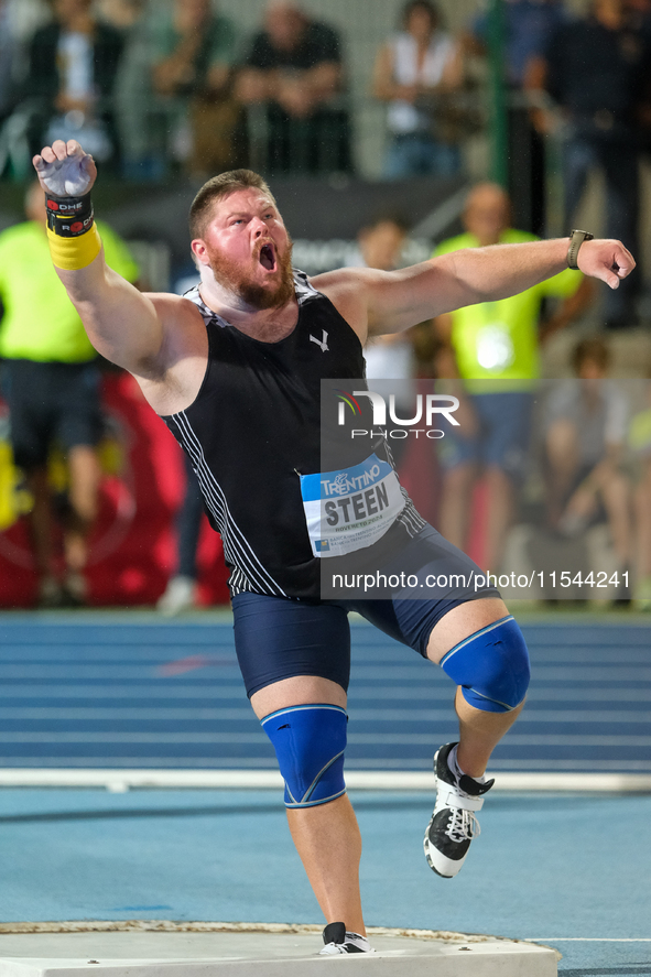 Roger Steen from the United States participates in the 60th Palio Citta della Quercia, valid for the World Athletics Continental Tour, at Qu...