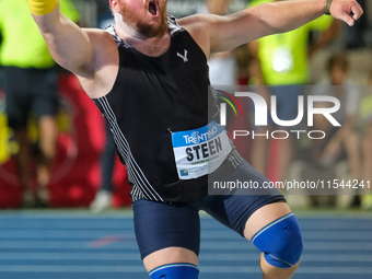 Roger Steen from the United States participates in the 60th Palio Citta della Quercia, valid for the World Athletics Continental Tour, at Qu...