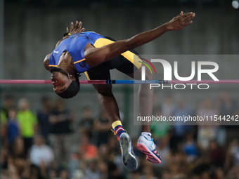 Romaine Beckford from Jamaica participates in the 60th Palio Citta della Quercia, valid for the World Athletics Continental Tour, at Quercia...