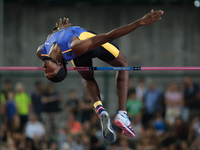 Romaine Beckford from Jamaica participates in the 60th Palio Citta della Quercia, valid for the World Athletics Continental Tour, at Quercia...