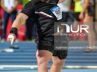 Jordan Geist from the United States participates in the 60th Palio Citta della Quercia, valid for the World Athletics Continental Tour, at Q...