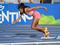 Stacey Ann Williams from the United States participates in the 60th Palio Citta della Quercia, valid for the World Athletics Continental Tou...