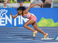 Stacey Ann Williams from the United States participates in the 60th Palio Citta della Quercia, valid for the World Athletics Continental Tou...