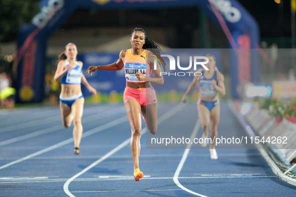 Stacey Ann Williams from the United States participates in the 60th Palio Citta della Quercia, valid for the World Athletics Continental Tou...