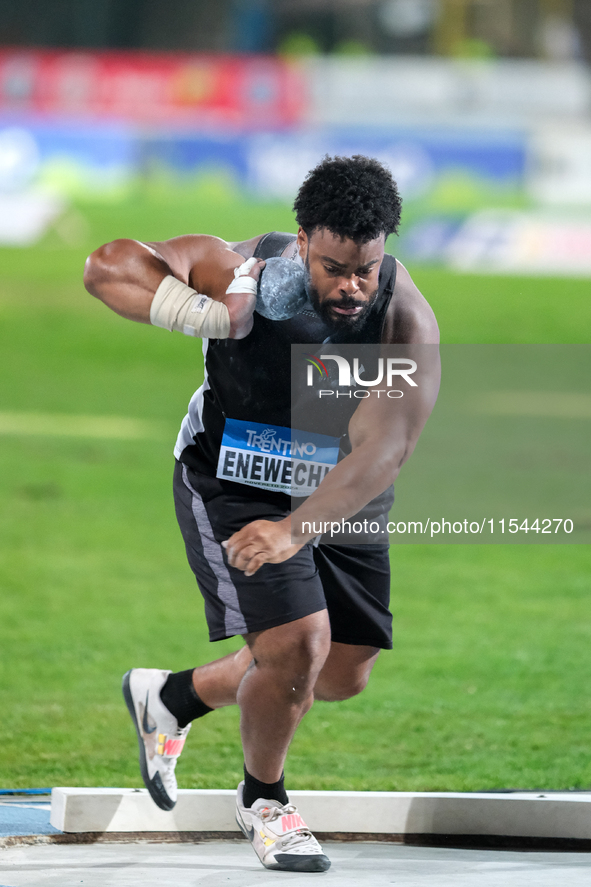 Chuckwuebuka Enewechi from Nigeria participates in the 60th Palio Citta della Quercia, valid for the World Athletics Continental Tour, at Qu...