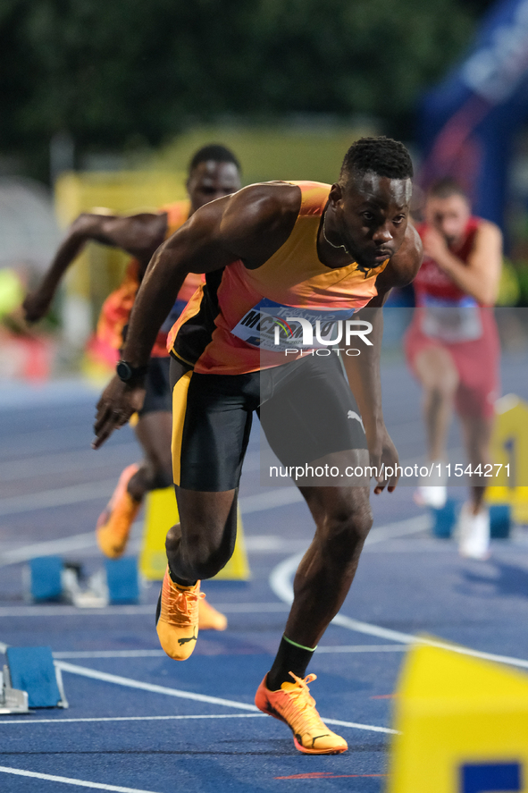 Rusheen McDonald from Jamaica participates in the 60th Palio Citta della Quercia, valid for the World Athletics Continental Tour, at Quercia...