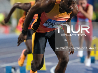 Rusheen McDonald from Jamaica participates in the 60th Palio Citta della Quercia, valid for the World Athletics Continental Tour, at Quercia...