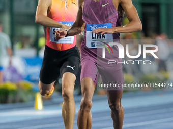 Mathesus Lima from Brazil participates in the 60th Palio Citta della Quercia, valid for the World Athletics Continental Tour, at Quercia Sta...