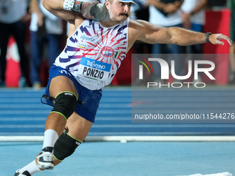 Nicholas James Ponzio from Italy participates in the 60th Palio Citta della Quercia, valid for the World Athletics Continental Tour, at Quer...