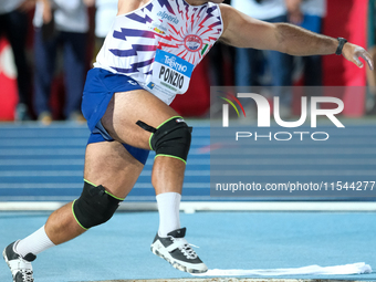 Nicholas James Ponzio from Italy participates in the 60th Palio Citta della Quercia, valid for the World Athletics Continental Tour, at Quer...