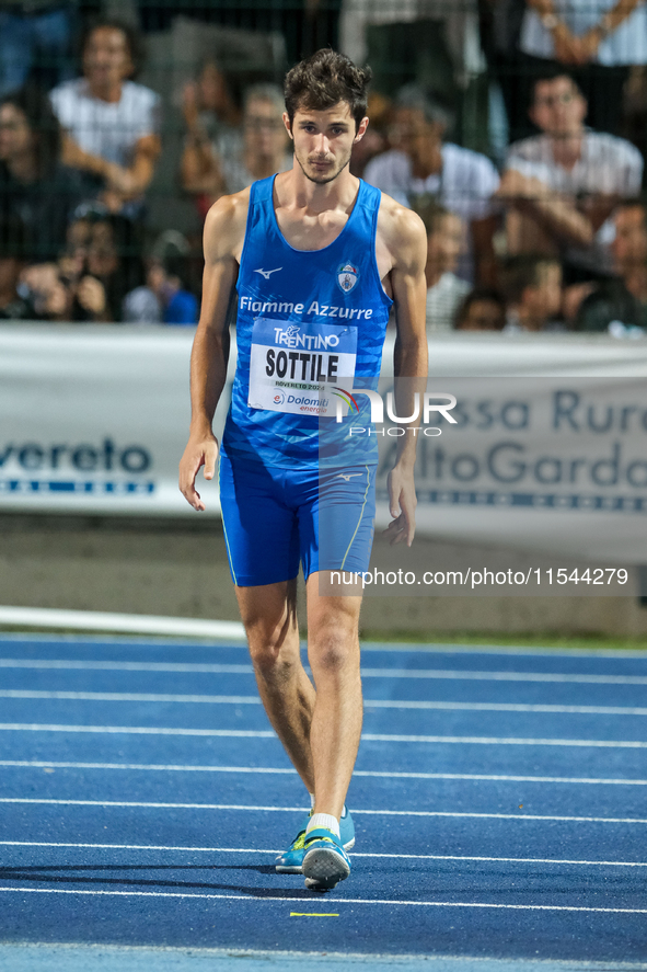 Stefano Sottile from Italy participates in the 60th Palio Citta della Quercia, valid for the World Athletics Continental Tour, at Quercia St...