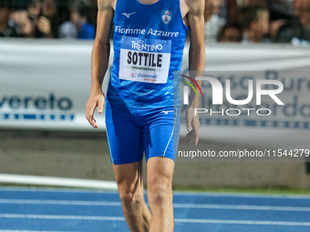 Stefano Sottile from Italy participates in the 60th Palio Citta della Quercia, valid for the World Athletics Continental Tour, at Quercia St...