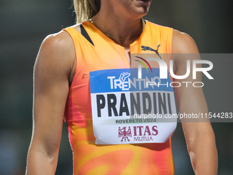 Jenna Prandini from the United States participates in the 60th Palio Citta della Quercia, valid for the World Athletics Continental Tour, at...