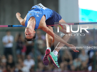 Manuel Lando from Italy participates in the 60th Palio Citta della Quercia, valid for the World Athletics Continental Tour, at Quercia Stadi...