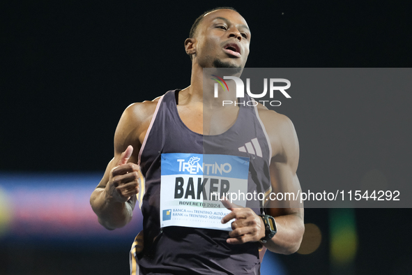 Ronnie Baker from the United States participates in the 60th Palio Citta della Quercia, valid for the World Athletics Continental Tour, at Q...