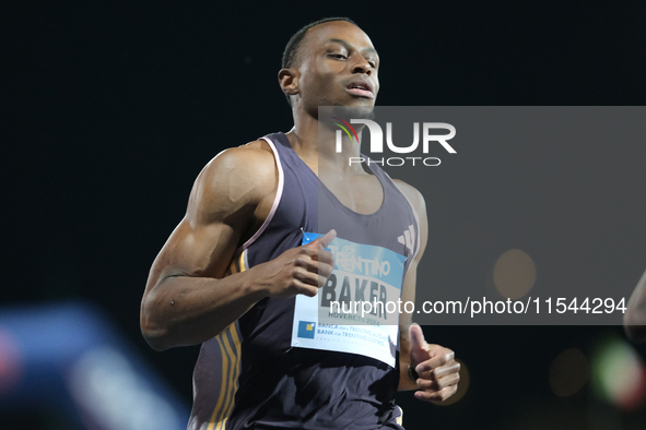 Ronnie Baker from the United States participates in the 60th Palio Citta della Quercia, valid for the World Athletics Continental Tour, at Q...