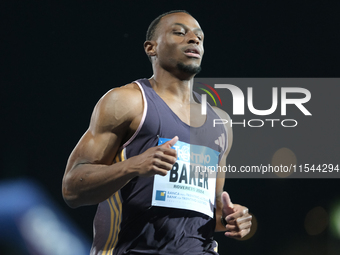 Ronnie Baker from the United States participates in the 60th Palio Citta della Quercia, valid for the World Athletics Continental Tour, at Q...