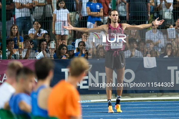 Gianmarco Tamberi from Italy participates in the 60th Palio Citta della Quercia, valid for the World Athletics Continental Tour, at Quercia...