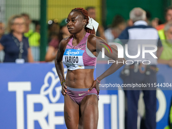 Noelie Yarigo from Benin participates in the 60th Palio Citta della Quercia, valid for the World Athletics Continental Tour, at Quercia Stad...