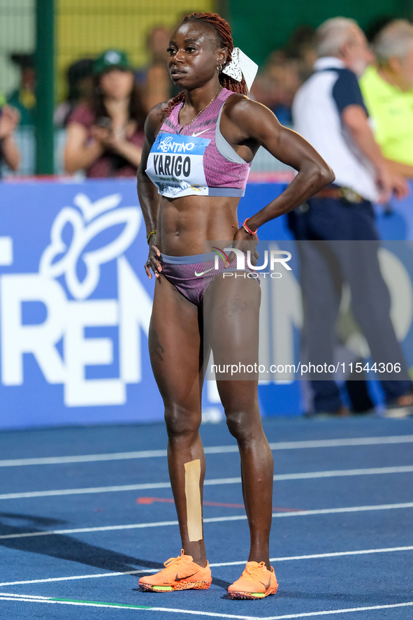 Noelie Yarigo from Benin participates in the 60th Palio Citta della Quercia, valid for the World Athletics Continental Tour, at Quercia Stad...