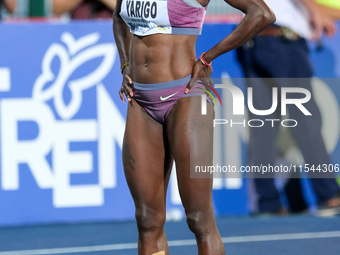 Noelie Yarigo from Benin participates in the 60th Palio Citta della Quercia, valid for the World Athletics Continental Tour, at Quercia Stad...