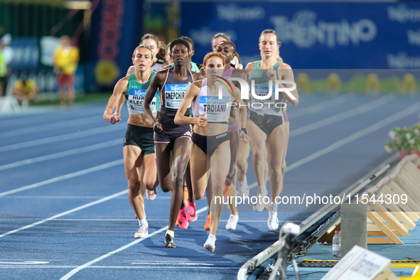 Serena Troiani from Italy and Nelly Chepchirchir from Kenya participate in the 60th Palio Citta della Quercia, valid for the World Athletics...