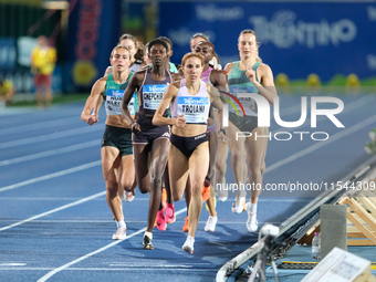 Serena Troiani from Italy and Nelly Chepchirchir from Kenya participate in the 60th Palio Citta della Quercia, valid for the World Athletics...