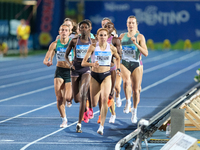 Serena Troiani from Italy and Nelly Chepchirchir from Kenya participate in the 60th Palio Citta della Quercia, valid for the World Athletics...