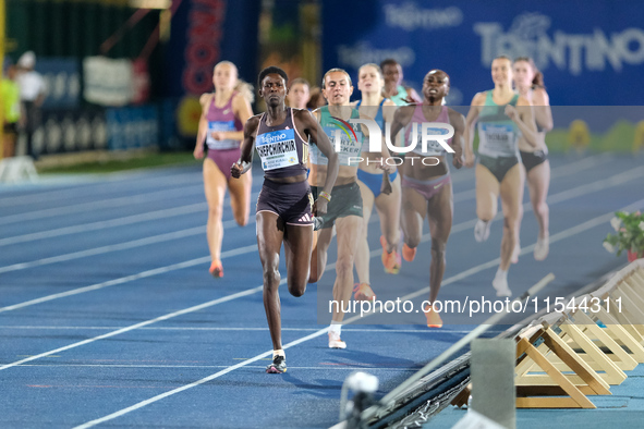 Nelly Chepchirchir from Kenya participates in the 60th Palio Citta della Quercia, valid for the World Athletics Continental Tour, at Quercia...